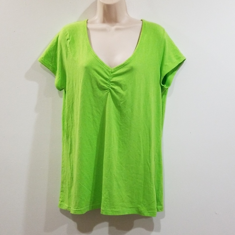 Splash women's light lime green size 3xl blouse